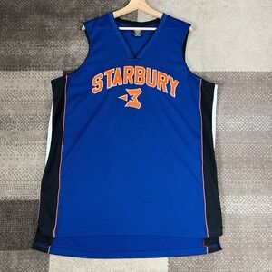 Starbury Stephon Marbury Basketball Jersey Blue Orange Mens XL New York Knicks